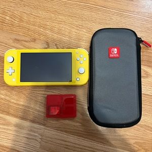 yellow Nintendo Switch Lite
